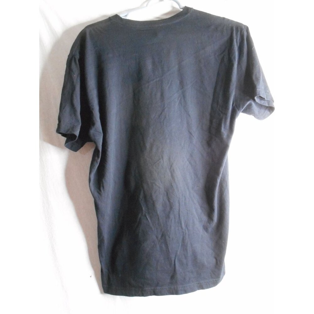Black Pizza Sunglasses Stay Cheesy Tee T-Shirt Short Sleeve cotton Sz M Unisex - Picture 5 of 5